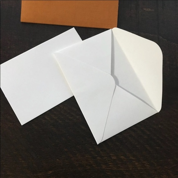 New LOUIS VUITTON CLASSIC Blank Mini Gift Card Tag with Blue Logo Ribbons - Picture 4 of 9